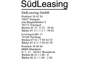 SüdLeasing GmbH SüdLeasing GmbH