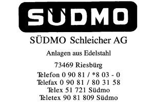 Südmo Schleicher AG Südmo Schleicher AG