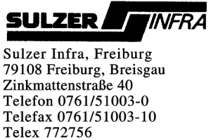 Sulzer Infra, Freiburg