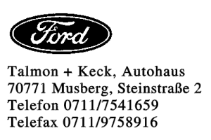 Talmon + Keck, Autohaus