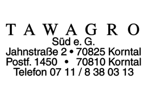 TAWAGRO Süd e. G. TAWAGRO Süd e. G.