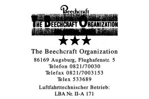 The Beechcraft Organization