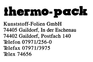 thermo-pack Kunststoff-Folien GmbH