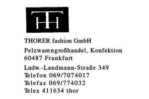 THORER fashion GmbH