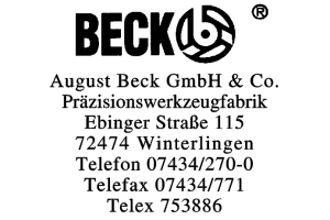 Beck, August GmbH & Co.