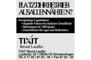 TIXIT Bernd Lauffer TIXIT Bernd Lauffer