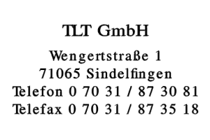 TLT GmbH TLT GmbH