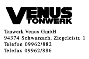 Tonwerk Venus GmbH Tonwerk Venus GmbH