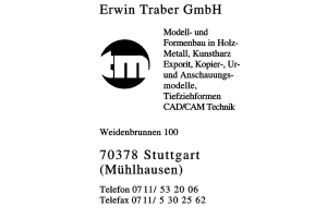 Traber Modell-  und Formenbau GmbH E.