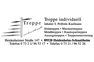 Treppe individuell Inhaber S. Pröbstle-Kaufmann