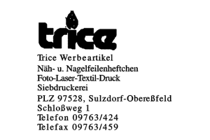 Trice Werbeartikel