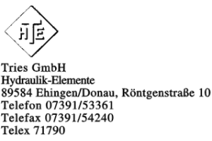 Tries GmbH Tries GmbH