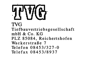 TVG Tiefbauvertriebsgesellschaft mbH & Co. KG