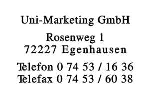 Uni-Marketing GmbH Uni-Marketing GmbH