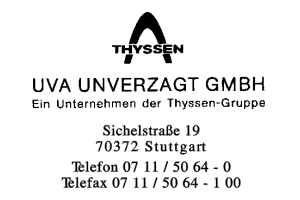 UVA Unverzagt GmbH UVA Unverzagt GmbH