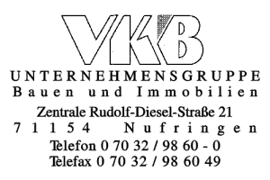 VKB Unternehmensgruppe VKB Unternehmensgruppe