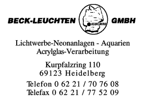 Beck-Leuchten GmbH Beck-Leuchten GmbH