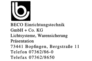 BECO Einrichtungstechnik GmbH