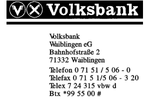 Volksbank Waiblingen