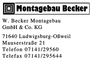 W. Becker Montagebau GmbH & Co. KG