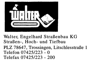 Walter, Engelhard Straßenbau KG