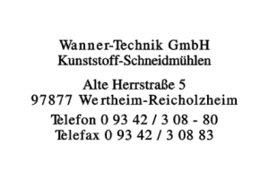 Wanner-Technik GmbH Wanner-Technik GmbH