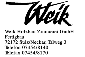Weik Holzbau Zimmerei GmbH