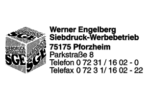 Werner Engelberg Siebdruck-Werbebetrieb SGE