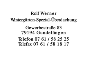 Werner, Rolf