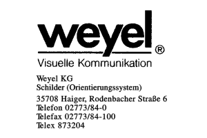 Weyel KG