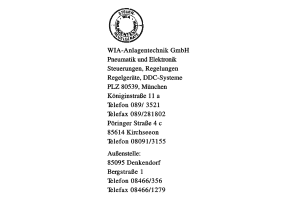 WIA-Anlagentechnik GmbH