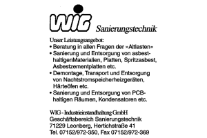 WIG - Industrieinstandhaltung GmbH
