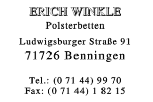 WINKLE ERICH