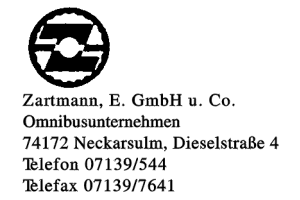 Zartmann, E. GmbH u . Co.