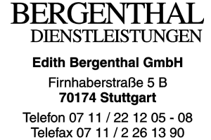 Bergenthal, Edith GmbH Bergenthal, Edith GmbH