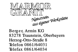 Berger, Armin KG