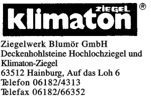 Ziegelwerk Blumör GmbH Ziegelwerk Blumör GmbH
