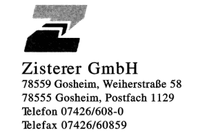 Zisterer GmbH