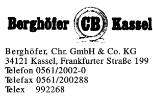 Berghöfer, Chr. GmbH & Co. KG