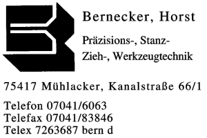 Bernecker, Horst