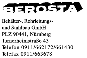 BEROSTA Behläter-, Rohrleitungs- und Stahlbau GmbH