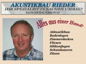 AKUSTIKBAU RIEDER ASCHAU