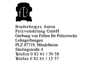 Binderberger, Anton Pelzveredelung GmbH