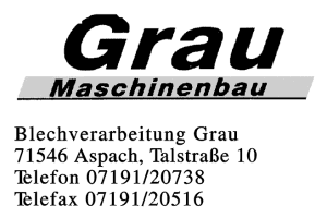 Blechverarbeitung Grau Blechverarbeitung Grau