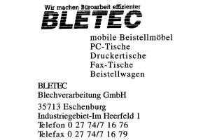 BLETEC  Blechverarbeitung GmbH