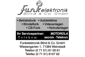 Blind & Co. GmbH Funkelektronik Blind & Co. GmbH Funkelektronik