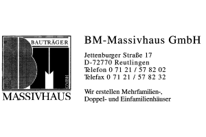 BM-Massivhaus GmbH BM-Massivhaus GmbH