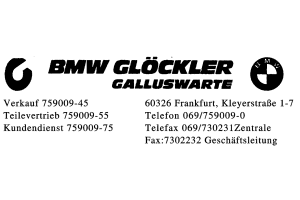 BMW GLÖCKLER Galluswarte