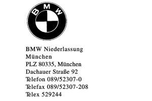 BMW Niederlassung München