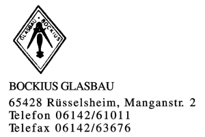 BOCKIUS GLASBAu
